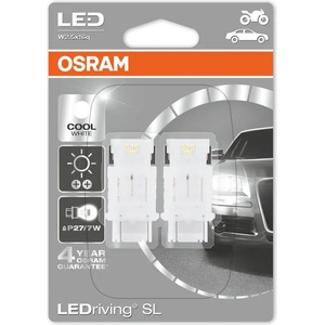 OSRAM Standart - W2.5x16q - P27/7W / 6000K - 3548CW (7608) - комплект 2бр (3548CW)