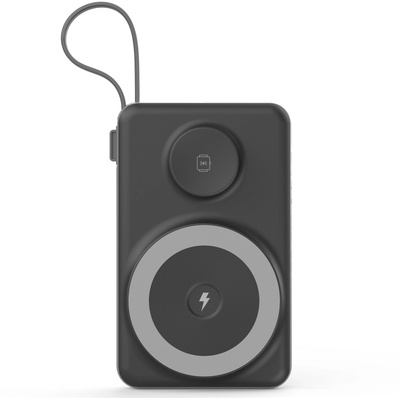 Choetech B695 Магнитна преносима батерия 10000mAh с зарядно устройство за Apple Watch (B695-BK)