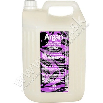 Kallos Arganový šampón na farbené vlasy 5000 ml