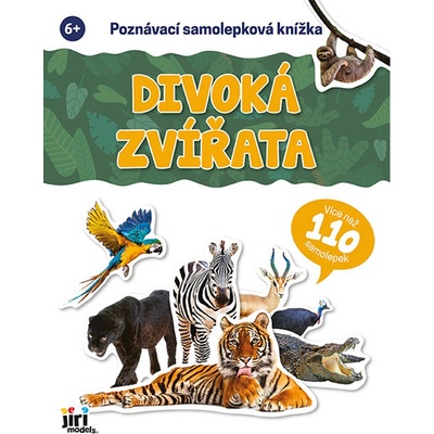 Poznávací samolepková knížka divoká zvířata