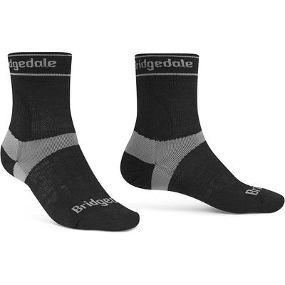 Bridgedale Trail Run Ultralight T2 Merino Sport 3/4 Crew dámske ponožky čierna