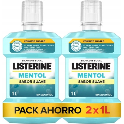 Listerine Zero 0% 2 x 1 L