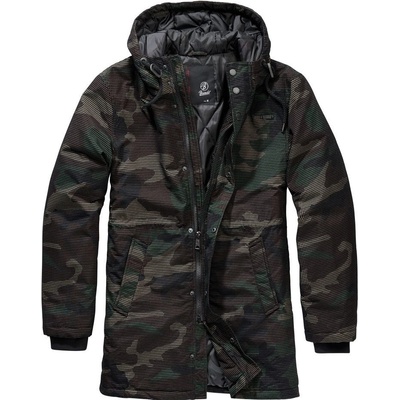 Brandit Grid Camo parka woodland