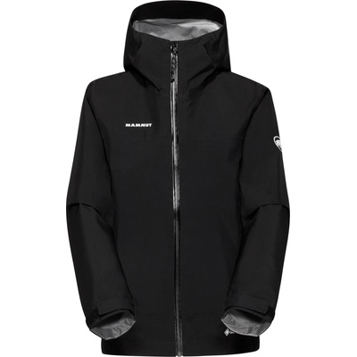 Mammut Дамско водоустойчиво яке Mammut Women's Crater Light Hardshell Hooded Jacket Waterproof jacket - Black - размер XS (102-4439-0311)