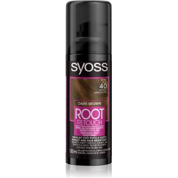 Syoss Root Retoucher тонираща боя за израстнали корени в спрей цвят Dark Brown 120ml