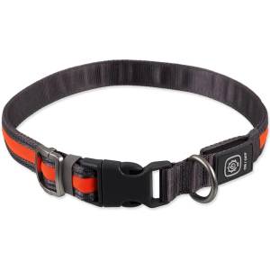 Dog Fantasy USB LED Нахъсващ нашийник S-M оранжев 35-50 см