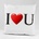 Art gift Възглавничка - I love You 3