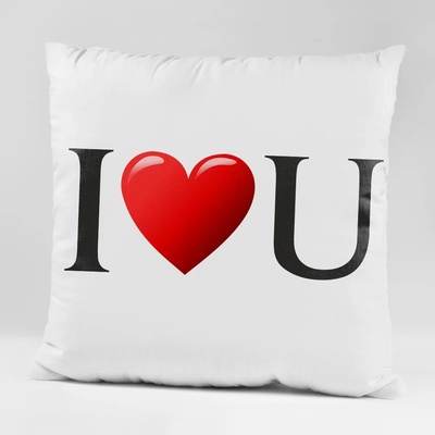 Art gift Възглавничка - I love You 3