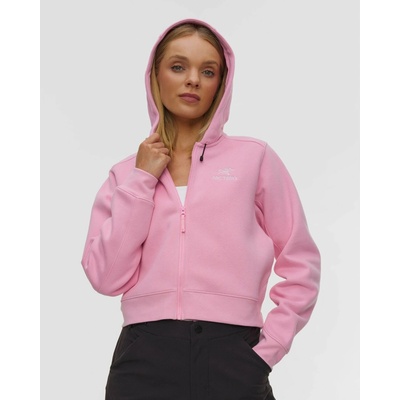 Arcteryx Emblem Fleece Full Zip Crop Hoody Women ružová