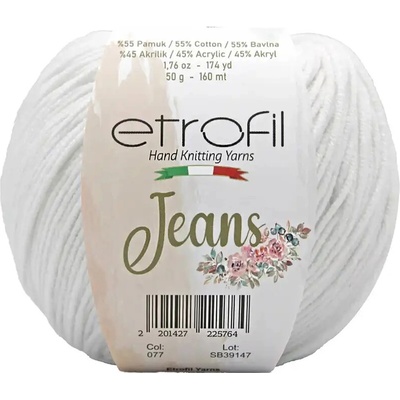 Jeans Etrofil 002 bílá