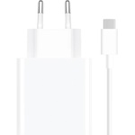  Xioami Travel USB-A Charger Combo 33W - захранване за ел. мрежа с USB-A изход и USB-C кабел за зареждане на мобилни устройства (бял)
