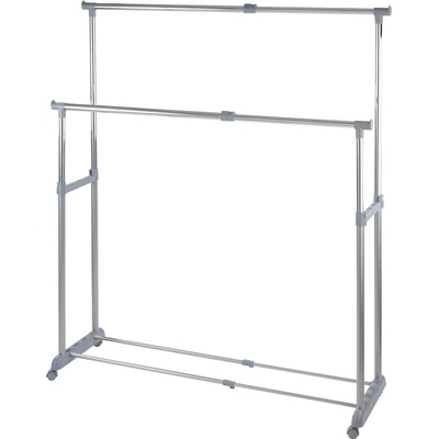 Wenko Twin stojan na oblečení šedá 163 cm 168 cm 44 cm