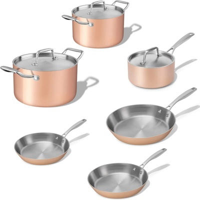 Elmich Kompletní sada měděného nádobí Tria Copper 6 ks