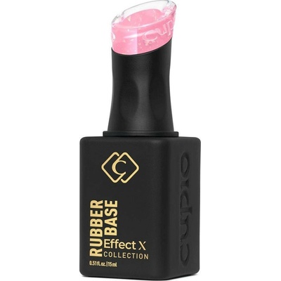Cupio Effect X Ballet Class třpytivá rubber base báze na nehty 15 ml