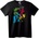 NOONEBRAND Тениска Avengers цветен блок - M, Black