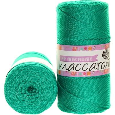 Maccaroni PP Macrame 175 paví zelená