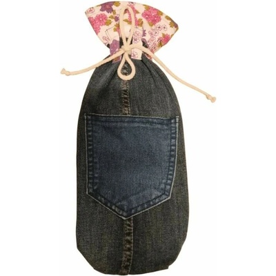 CEDR denimový měšec „Denim Bloom“ s kapsou