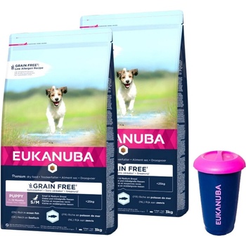 Eukabuna Puppy & Junior Small/Medium Grain Free 2 x 3 kg