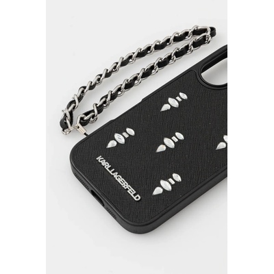 KARL LAGERFELD Кейс за телефон Karl Lagerfeld iPhone 16 (KLHCP16SPSADJSK)