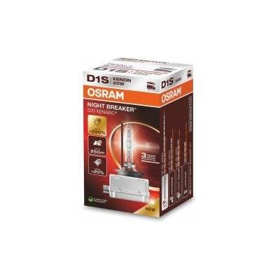 OSRAM D1S 35W XENARC® NIGHT BREAKER® LASER +220% 3 year guarantee* 1 pc - 66140XN2
