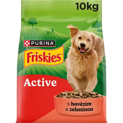 Friskies Active s hovädzím 10 kg