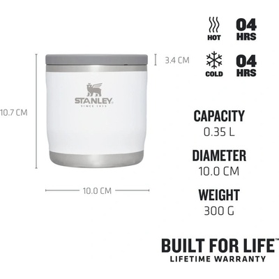 Stanley 1913 Adventure To Go na jídlo Polar bílá 350 ml