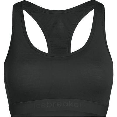 Icebreaker W Mer 125 ZoneKnit Racerback Bra Размер на сутиена: S / Цвят: черен