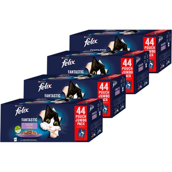 Felix Fantastic mixovaný výber kura hovädzie losos tuniak v želé 176 x 85 g