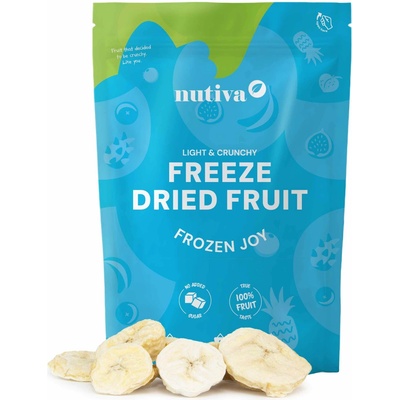 Nutiva Lyofilizované banány plátky 100 g