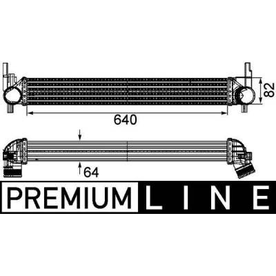 Chladič turba MAHLE CI 165 000P (CI165000P)