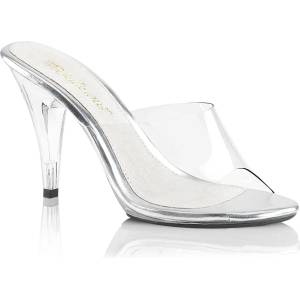 Pleaser USA Pleaser Caress-401 Clr/Clr 43