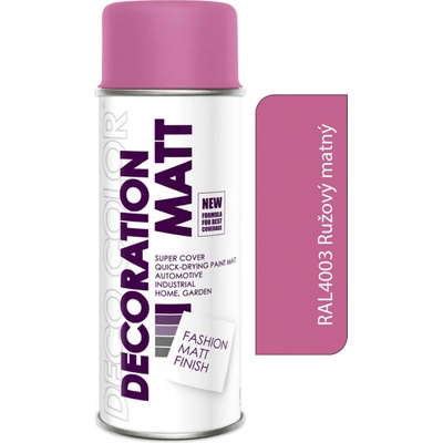 Deco Color Decoration RAL MATT 400 ml - 4003 ružový matný