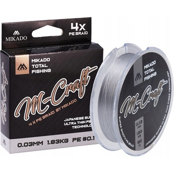 Mikado Nihonto Fine Braid Black 150m 0,06mm 3,25kg