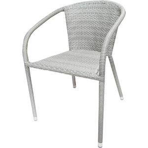 Bogdan Furniture Am Ратанов стол Вито сив