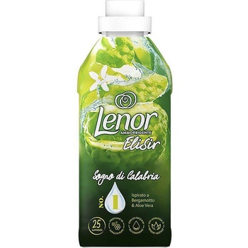 Lenor Elixir Омекотител концентрат с аромат бергамот и алое вера, 525мл, 25 пранета
