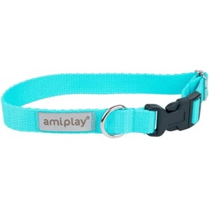 amiplay collar SAMBA - нашийник за куче - ТЮРКОАЗ, размер L - 35-50 х 2 см - Полша - 278448