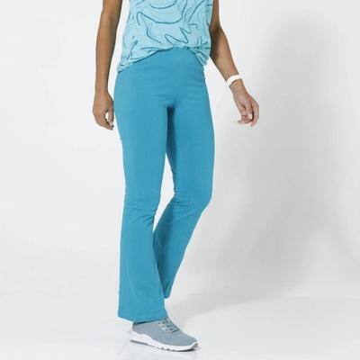 Zvonové legíny tyrkysová