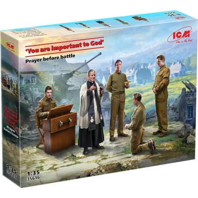 ICM You are important to God Prayer before battle WWII 5 fig. 35616 1:35