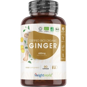 WeightWorld Organic Ginger 650 mg [90 капсули]