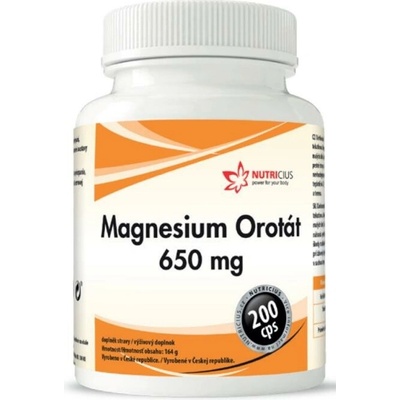 Nutricius Magnesium Orotát 650mg 200 kapsúl