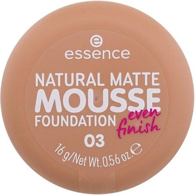 Essence NATURAL MATTE MOUSSE penový make-up 03 16 g