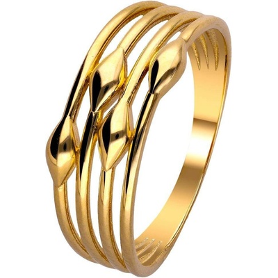 Zlaton Prsten žluté zlato s dekorem váha 2.15g vel. 52 000733004252