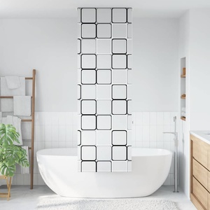vidaXL Ролетна щора за баня 80x240 см Ширина на плата 76 см (4014922)