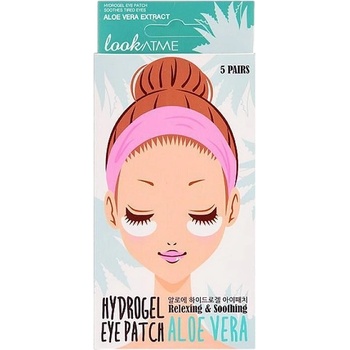 LookAtMe Хидрогелни пачове за очи с екстракт от алое и колаген, 5 х 2 броя
