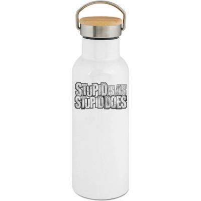 123TRIKO termoska Stupid Is As Stupid Does, černý potisk 500 ml vtipné