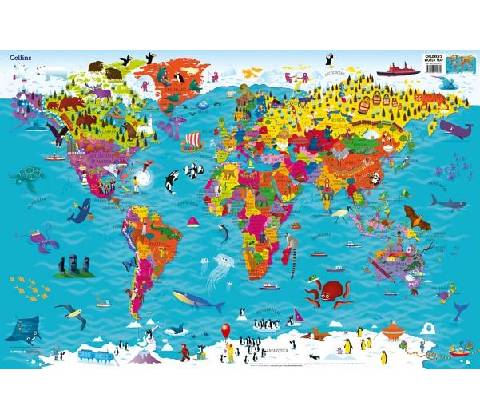 Collins Childrens World Map