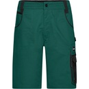 James & Nicholson Kraťasy Strong JN 835 pracovní do pasu COT 02083583054 Zelená tmavá černá