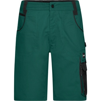 James & Nicholson Kraťasy Strong JN 835 pracovní do pasu COT 02083583054 Zelená tmavá černá