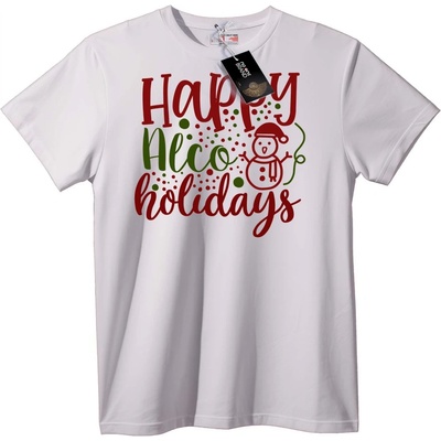 Тениска Happy Alco Holidays - XXS, Black