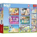 Trefl Пъзел Trefl 10 в 1 - В света на Блуи (96011) - baby